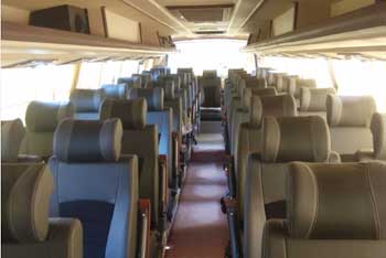 41 seater brand new luxury coach on rent in delhi